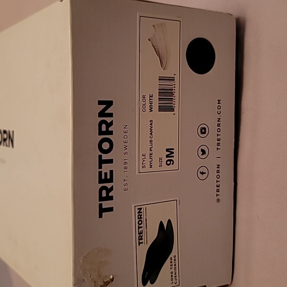 Tretorn Women's White Nylite Canvas Sneakers~ sold on Tuckernuck - Picture 9 of 9